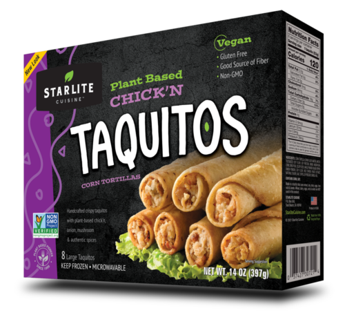 Vegan Chick'n Style Taquitos