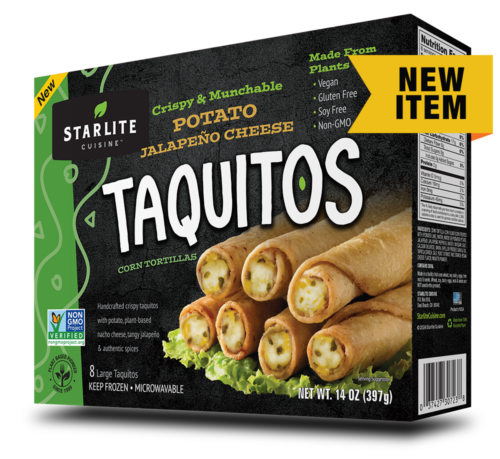 Vegan Potato Jalapeno Cheese Style Taquitos